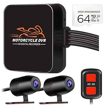 新品未使用　バイクドラレコ　モーターサイクル DVR ダブルレンズ 新品未使用 バイクドラレコ モーターサイクル DVR ダブルレンズ